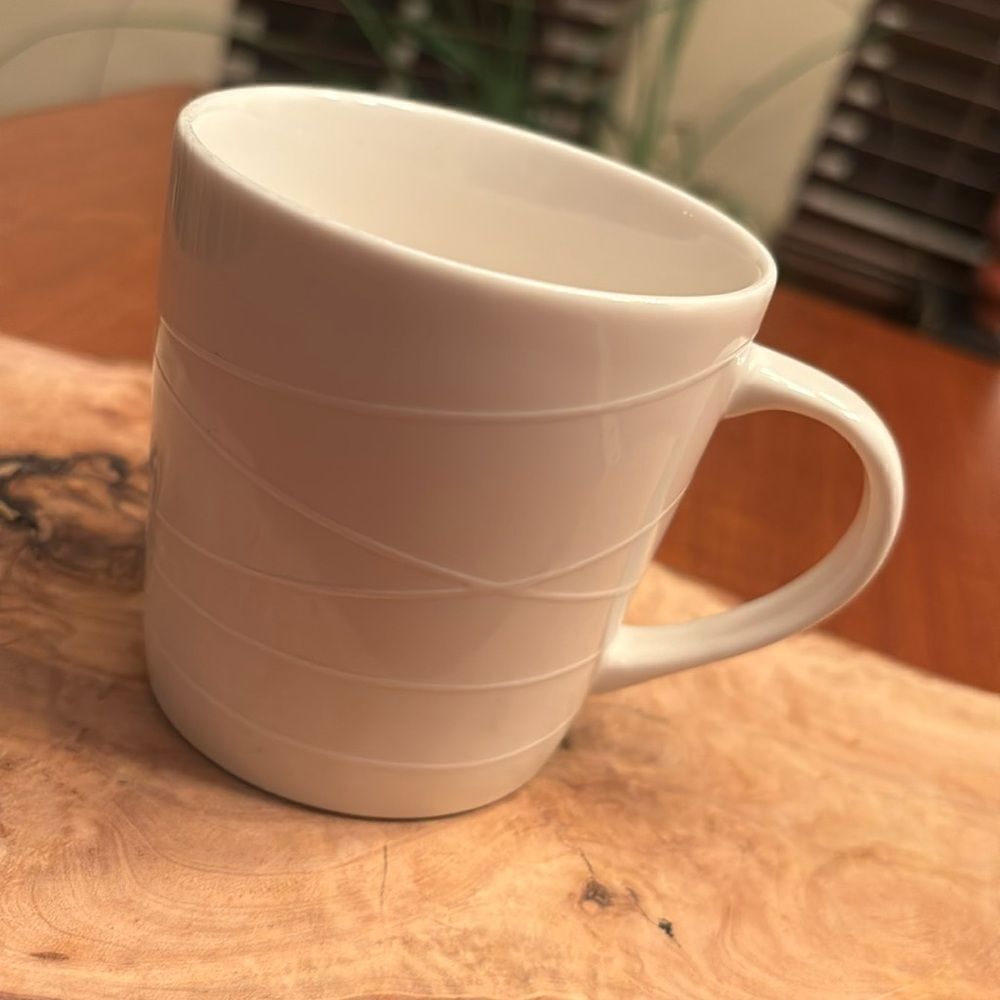 2004 Starbucks at Home Collection Embossed Mug